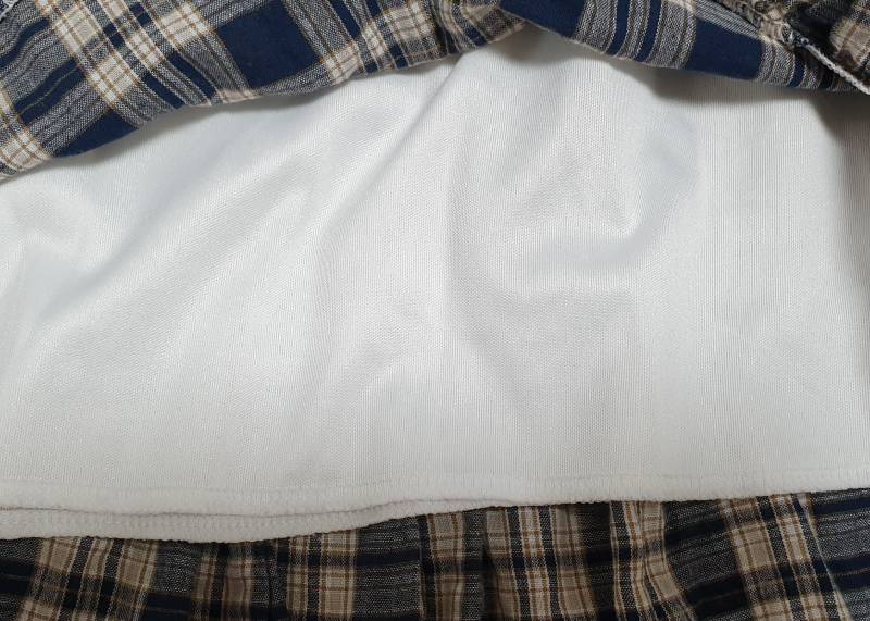 체크 롱 밴딩 스커트 | 인스티즈