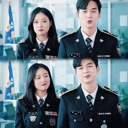 한국드라마 속 또래배우가 만났을 때 오는 안정적인 얼굴합.gif | 인스티즈