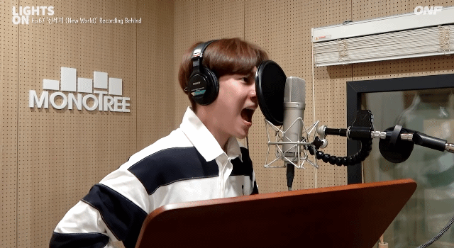 온앤오프 이션 녹음하는 짤 보는데 | 인스티즈