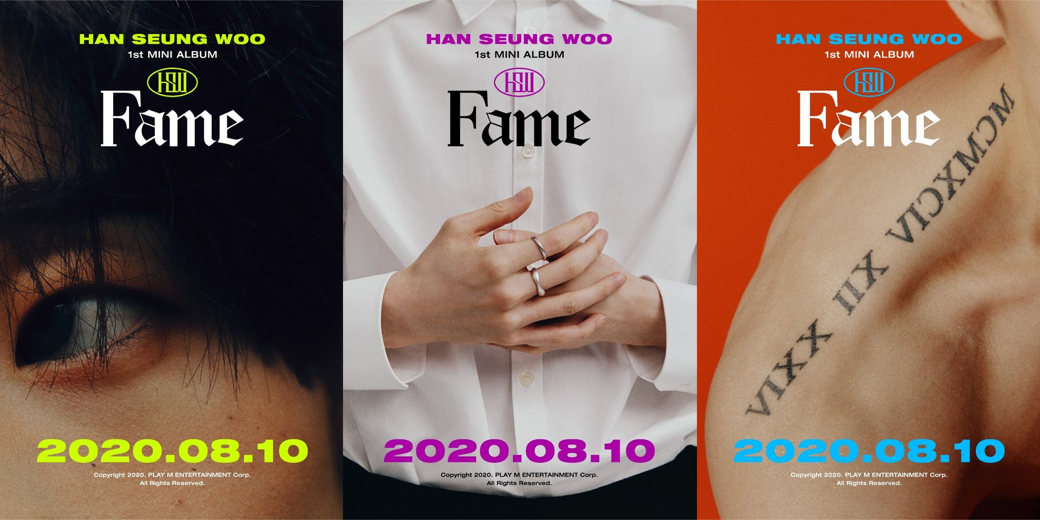 [정보/소식] HAN SEUNG WOO 1st Mini Album [FAME] PROMOTION SCHEDULE | 인스티즈