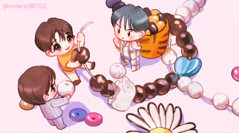 세븐틴 조슈아가 비즈팔찌 만들어서 멤버들 나눠주는거 팬아트 떴는데 | 인스티즈