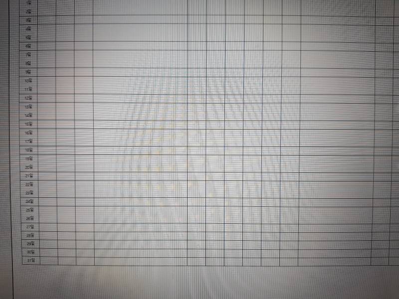 엑셀 표 만들었는데 인쇄미리보기에선 왜 테두리가 안나와ㅠㅠㅜ | 인스티즈