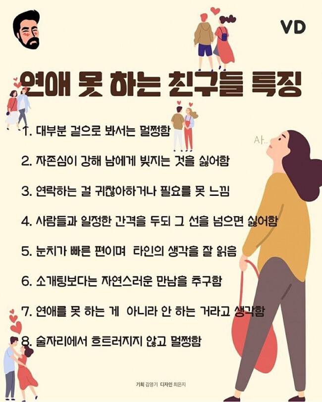 연애못하는 사람 특징이래 | 인스티즈