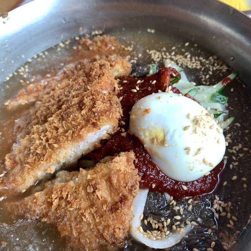 돈가스+냉면=?? | 인스티즈