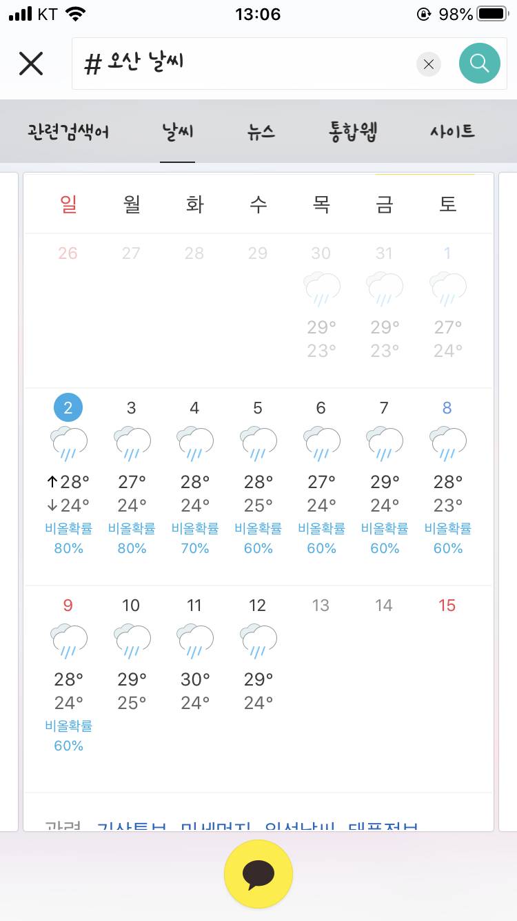 아니 지금 장마야? 장마 원래 일케 길어? | 인스티즈