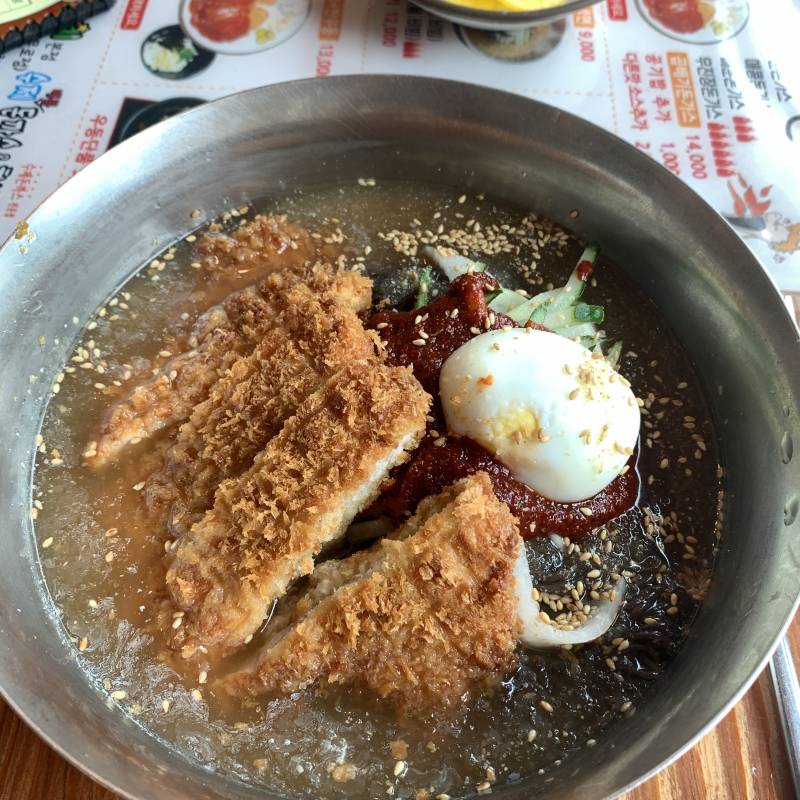 돈가스+냉면=?? | 인스티즈