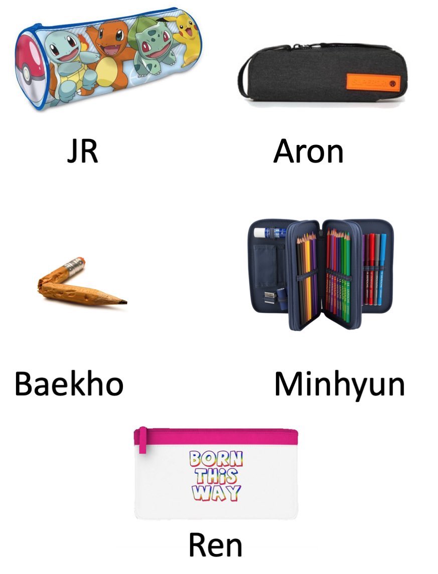 뉴이스트 필통 캐해ㅋㅋ | 인스티즈