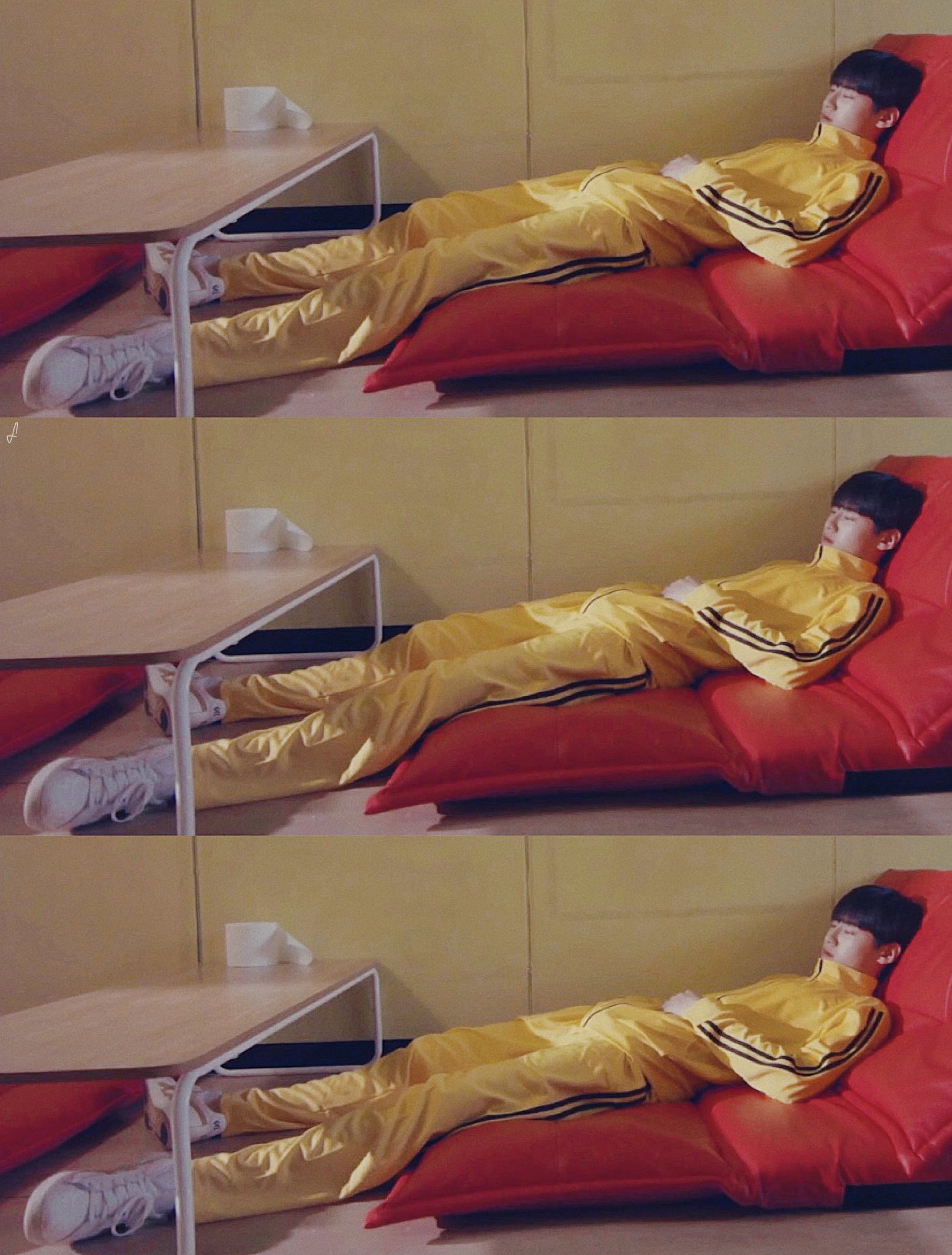 여전히 다리길이 때문에 다리수납 안되는 이진혁.. | 인스티즈