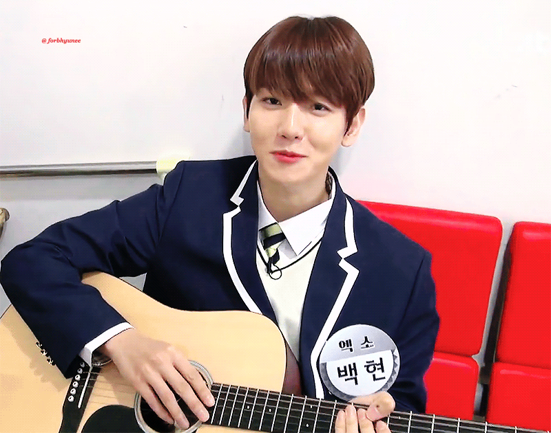 백현 교복 듀스 해보자 | 인스티즈