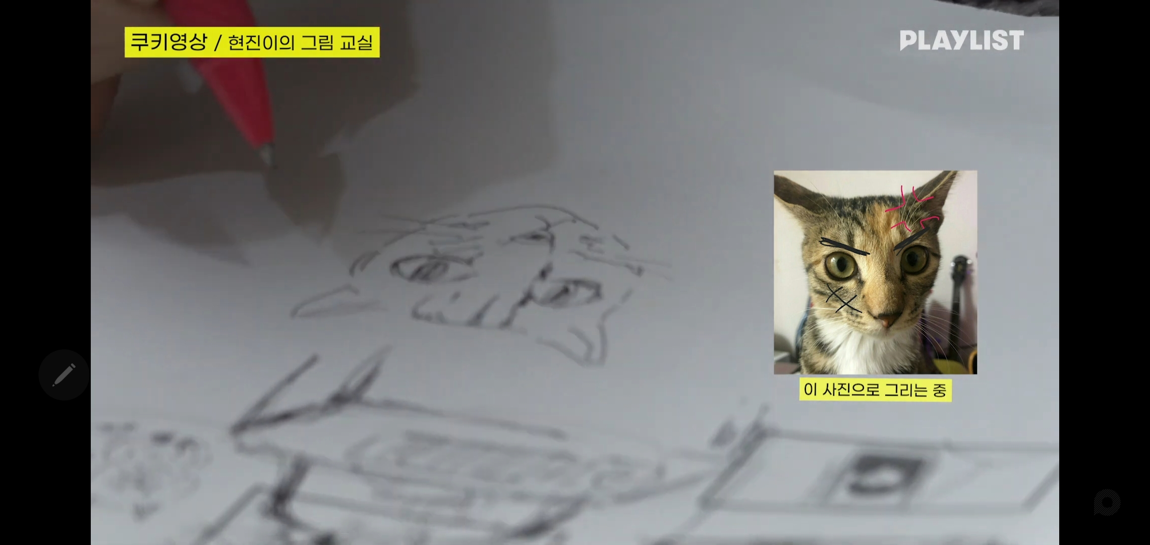 헐 김우석 트웬티트웬티 촬영하다 고양이 그린거봐 | 인스티즈