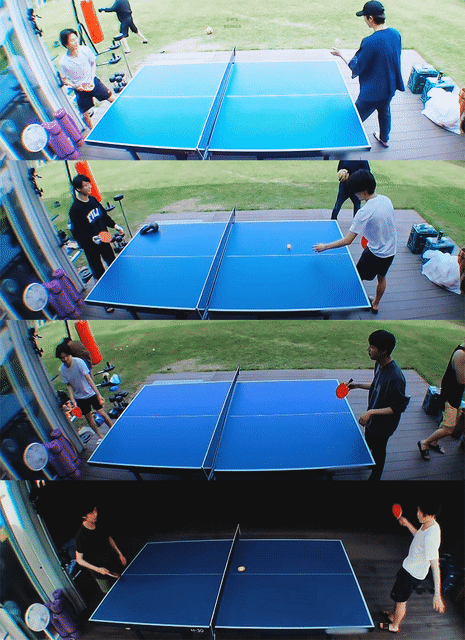 어제자 방탄 인더숲 정리:힐링하러 온 6인과 탁구 전지훈련 온 지민이 | 인스티즈