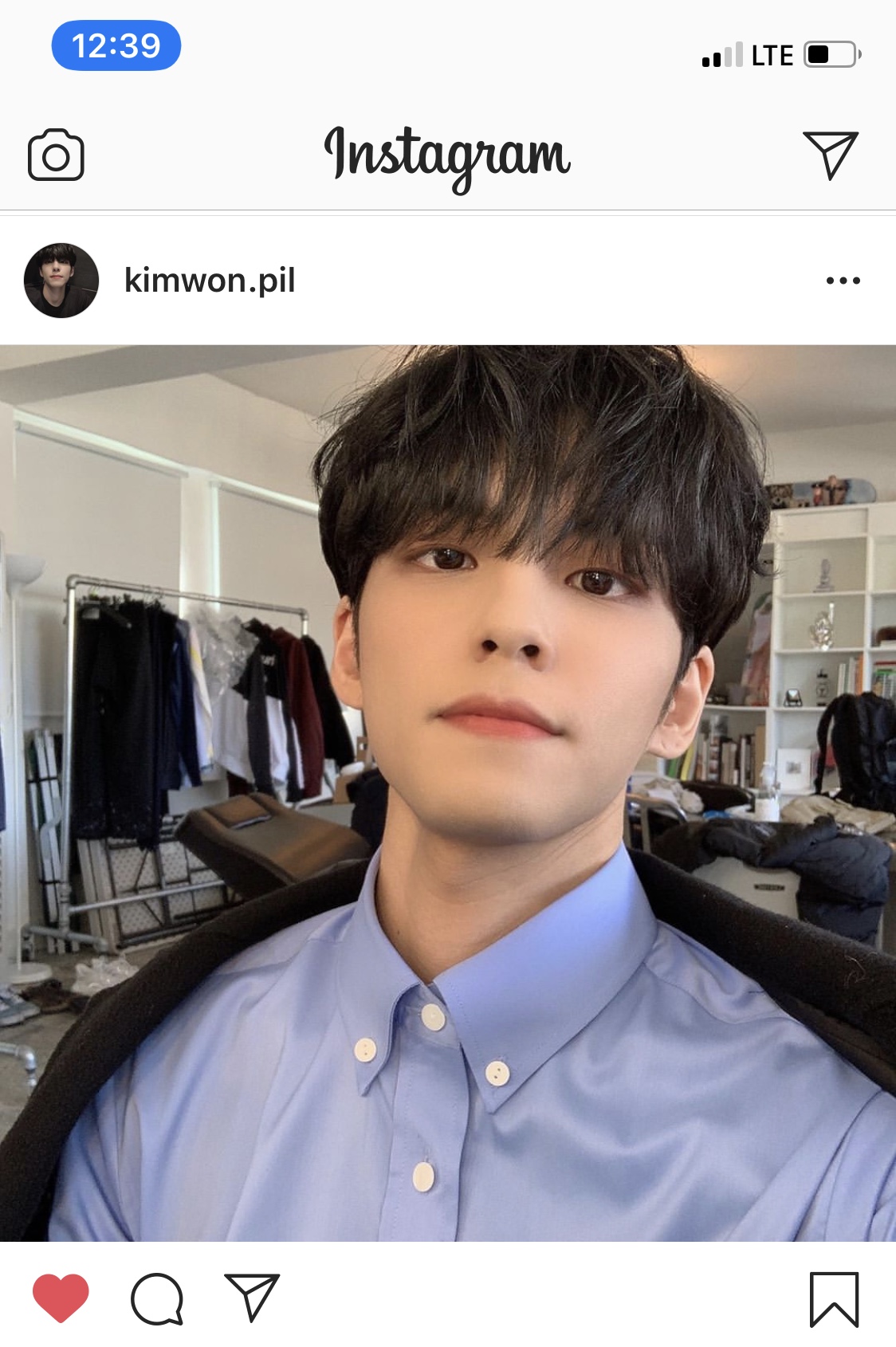 타팬인데 원필 방금 올라온 인스타 사진 | 인스티즈