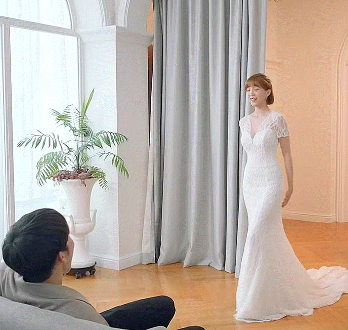 한다다 다희 웨딩드레스 이 셋 중 뭐가 제일 예쁜거 같어???? | 인스티즈