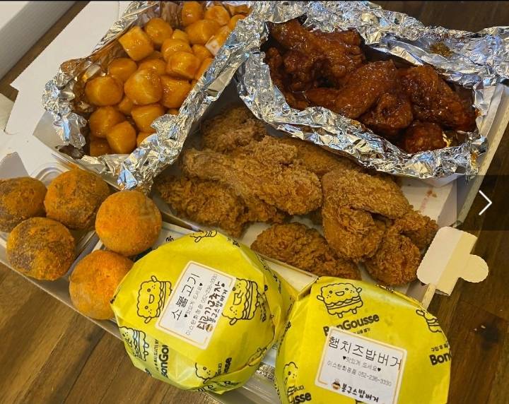 헐 봉구스밥버거랑 네네치킨이랑 같이 협업해서 운영하나봐 | 인스티즈