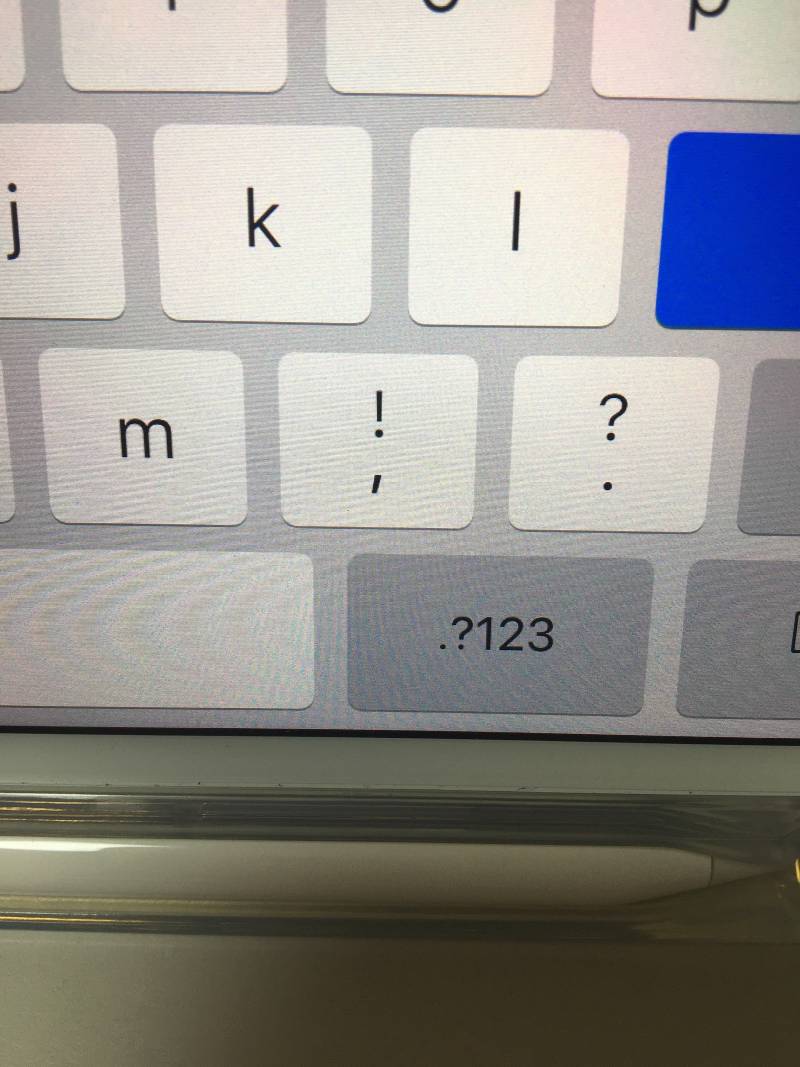 아니 아이패드쓰는익들아 느낌표 어떻게써? 아 짜증나 진심 | 인스티즈