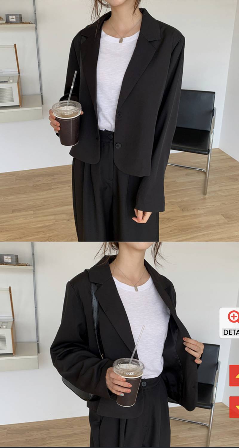 크롭 자켓 살말 해조 | 인스티즈