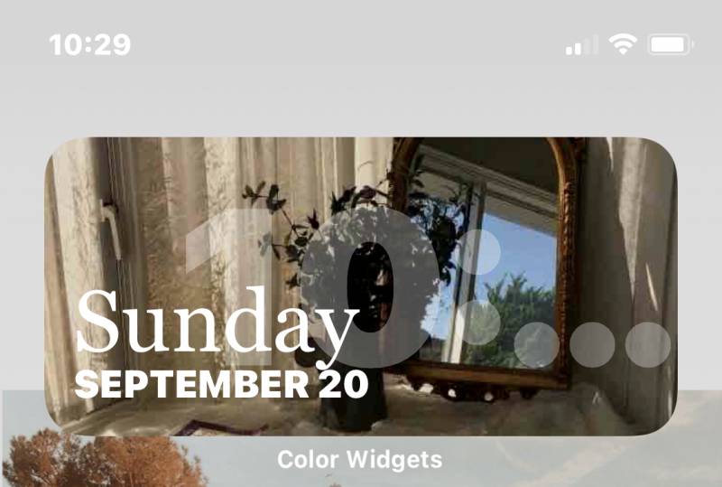 아이폰 컬러위젯하는 익들아 ㅠㅠ 나만 이렇게 시간 짤려서 나옴? | 인스티즈