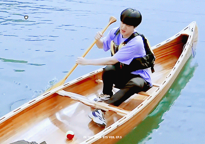 방탄 석진이 태형이 배 타는거 보니까 | 인스티즈