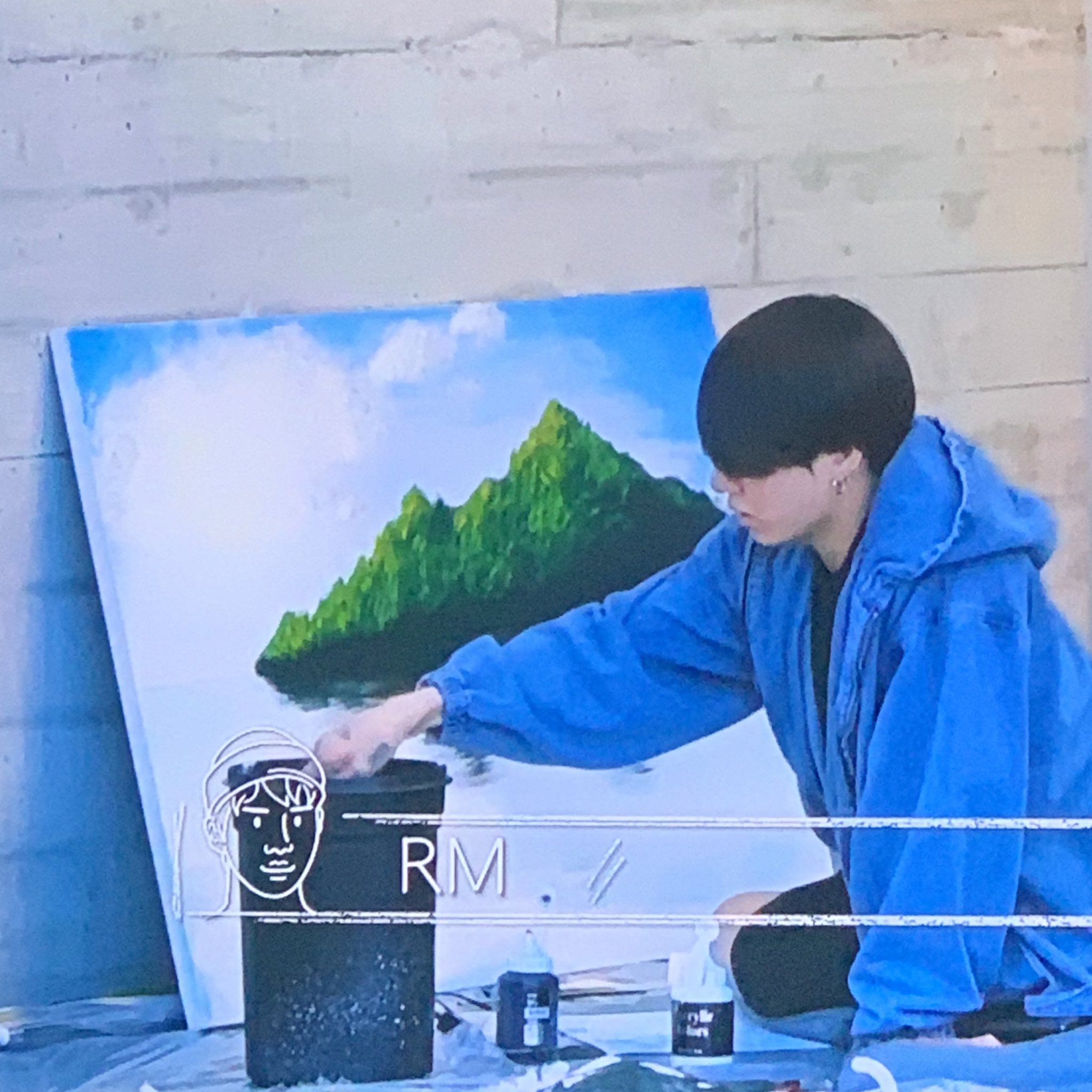 예체능 유전자는 타고난다는것을 절실히 보여주는 방탄 정국이 아버님 그림실력과 아들들의 그림 | 인스티즈