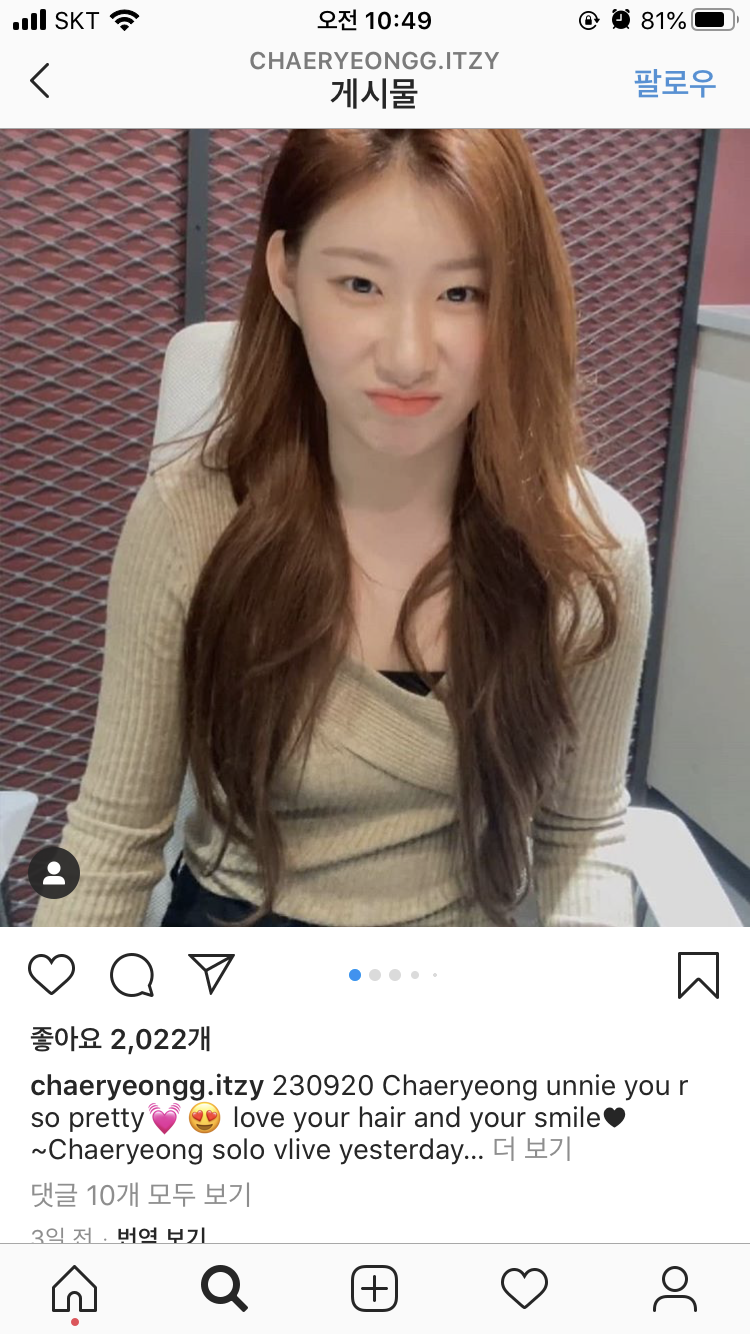 채령 이 상의 어디 건지 아는 사람!! | 인스티즈