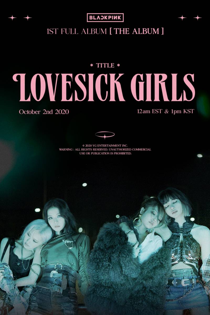 2일(금), 블랙핑크 정규 1집 LOVESICK GIRLS 발매 | 인스티즈