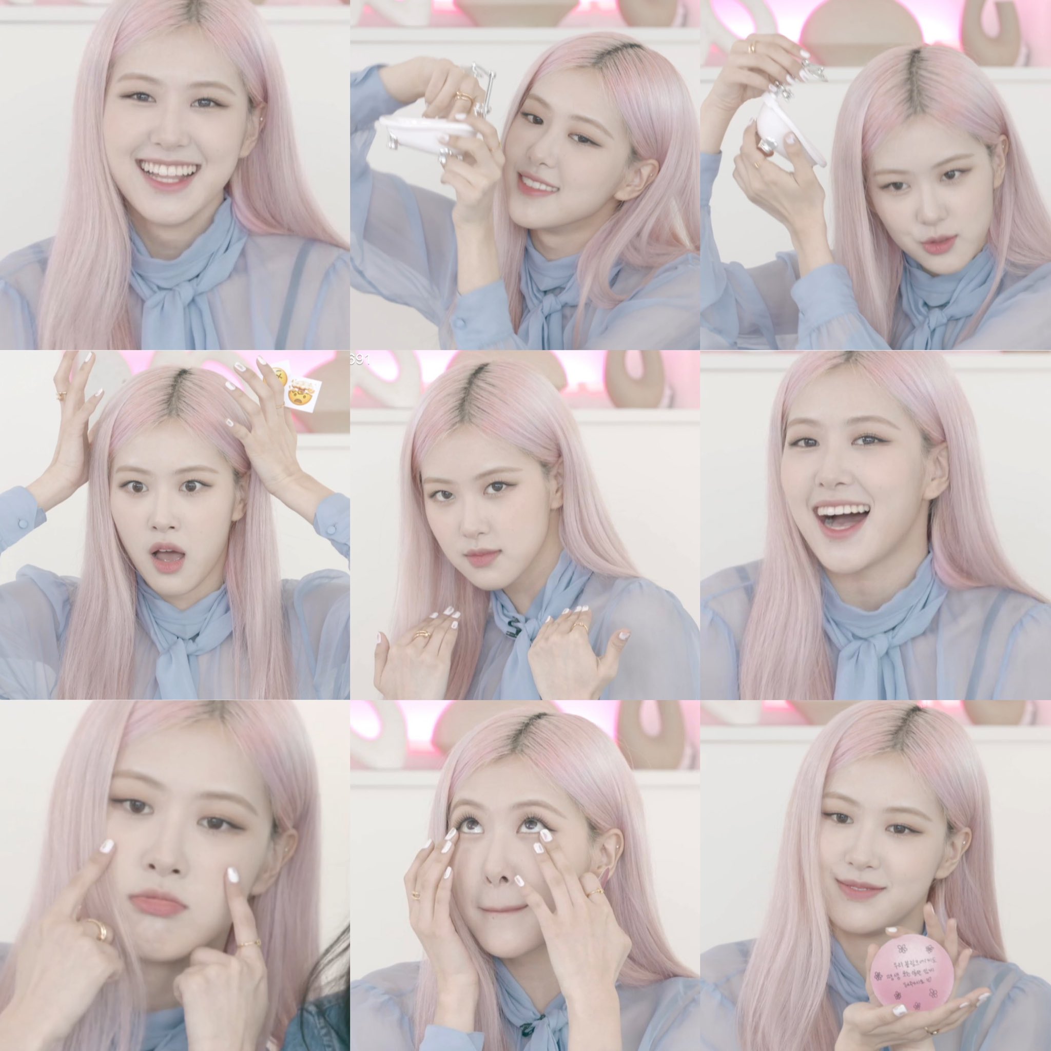 요새 블핑 로제 팬들 사이에서 유행중(?)인 9컷짤 | 인스티즈