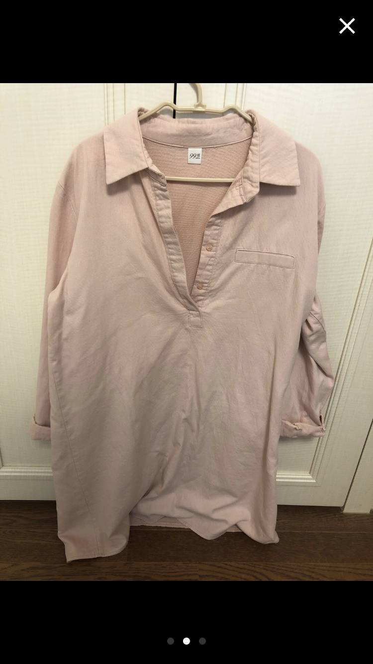 분홍 셔츠 원피스 | 인스티즈