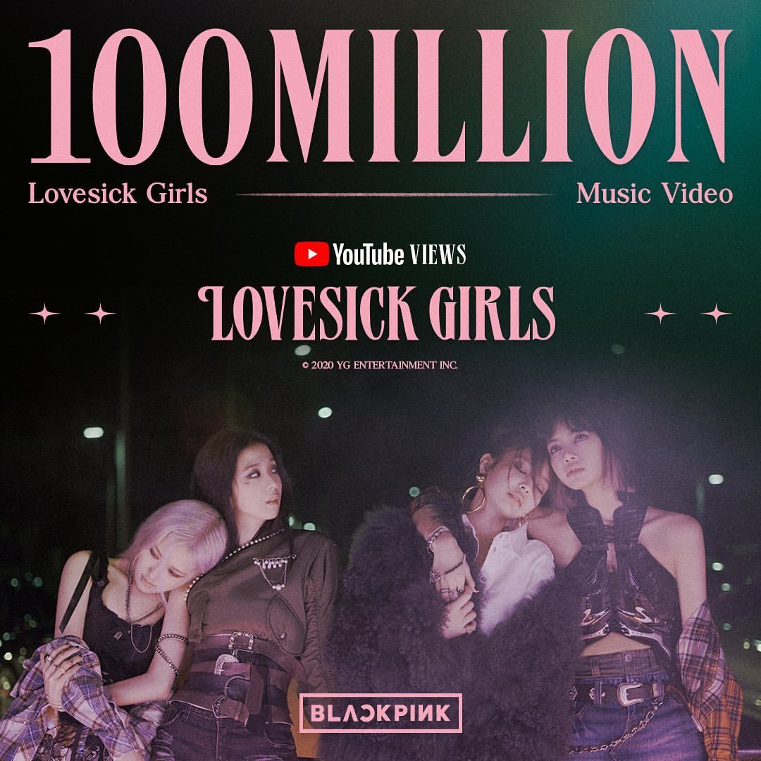 [정보/소식] 🎉축전🎉 Lovesick girls MV 1억뷰 달성 | 인스티즈