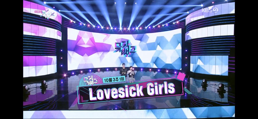 [정보/소식] 🎉 뮤뱅 Loveaick girls 1위 🎉 | 인스티즈