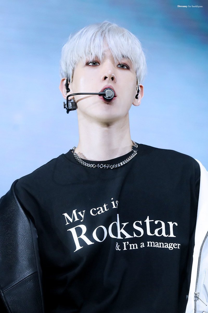 아나ㅋㅋㅋㅋ백현이 이거 지독하게 얼굴만 보느라 티셔츠에 적힌거 방금 봄 | 인스티즈