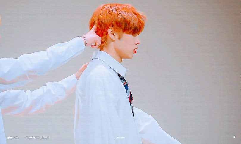 [잡담] 검정 노랑 핑크 연핑크 주황 갈색 빨강머리 더보이즈 선우 | 인스티즈