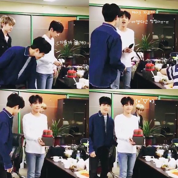 [잡담] 데식 원필 케이크 자르기 아깝다고 하는거 개귀여워ㅠㅠㅠㅠㅠ | 인스티즈