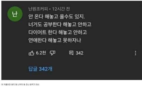 쯔양 복귀에 대한 댓글 ..ㅋㅋ | 인스티즈