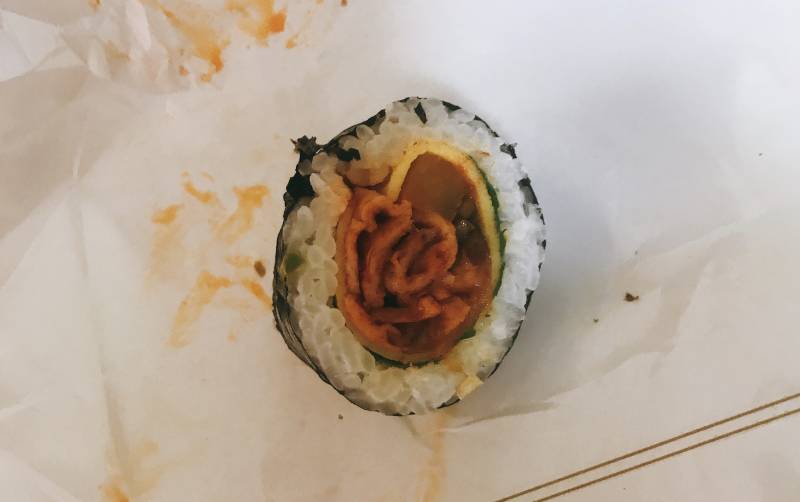 지에스 매콤 어묵 김밥 처음 먹었는데 맛있다..😭 | 인스티즈