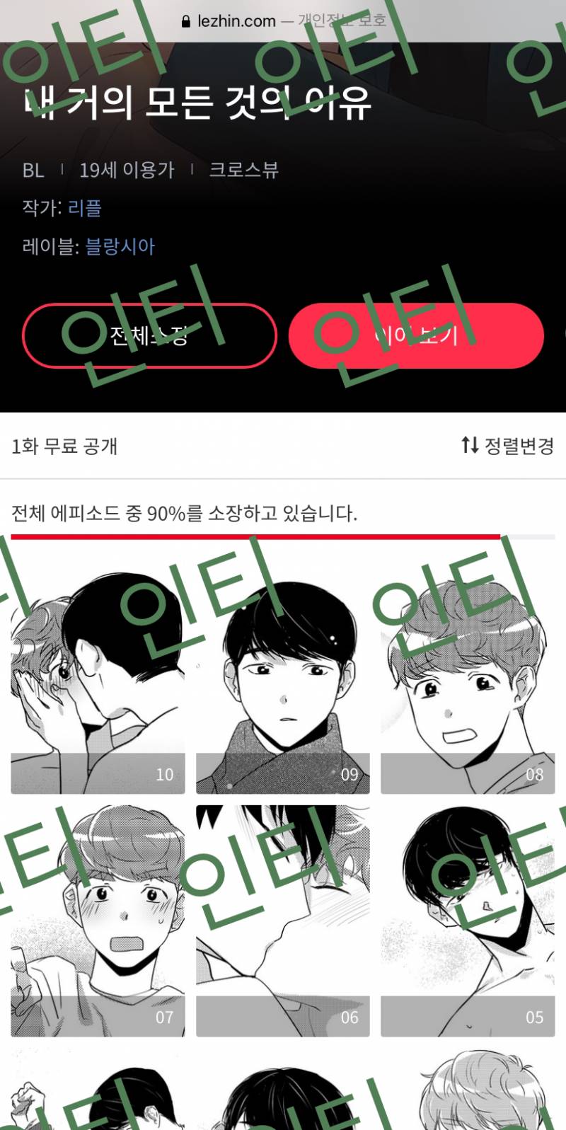 ㄱ 미인수 덕후가 추천하는 꾸.금 BL 웹툰! (엄청 스압주의) | 인스티즈