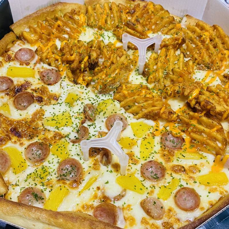 [먹었어요] 청년피자 허니비+하와이안🍕 - 인스티즈(instiz) 맛집/음식 카테고리