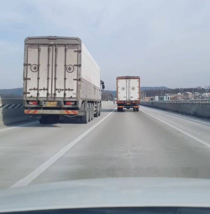 고속도로에 요즘 왕눈이 트럭이 많은 이유.jpg | 인스티즈