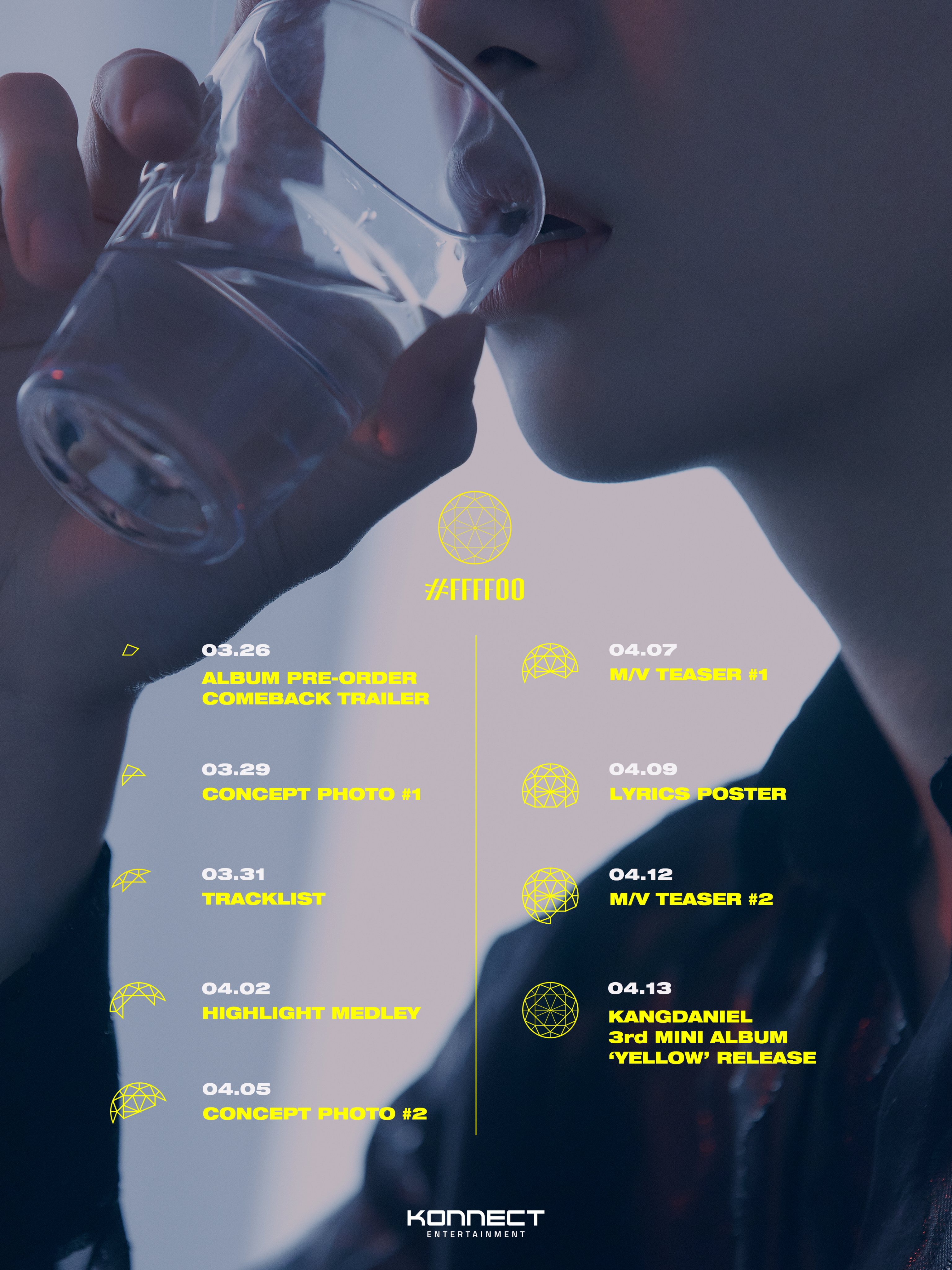 [정보/소식] 강다니엘(KANGDANIEL)3rd MINI ALBUM [YELLOW] Release Plan | 인스티즈