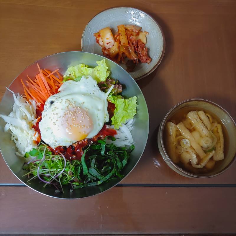 [내요리] 내 저녁밥 새싹참치비빔밥 장국 - 인스티즈(instiz) 맛집/음식 카테고리