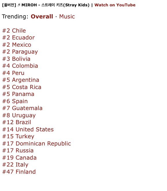[잡담] 스키즈는 해외인동 든거만 봐도 남미쪽에서 인기많은데 | 인스티즈