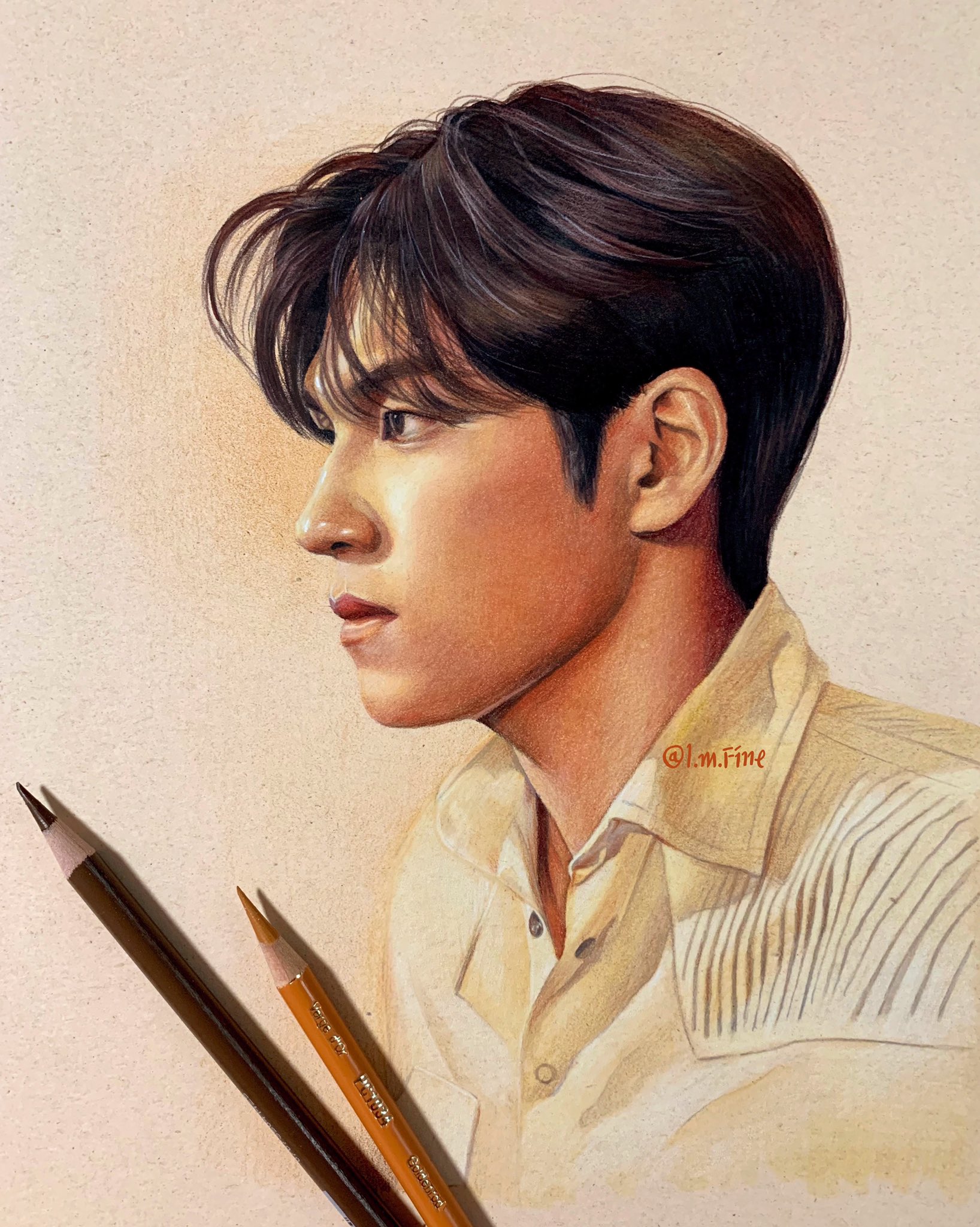 [잡담] 우리판 색연필 팬아터 분 그림인데 걍 사진 같어.... | 인스티즈