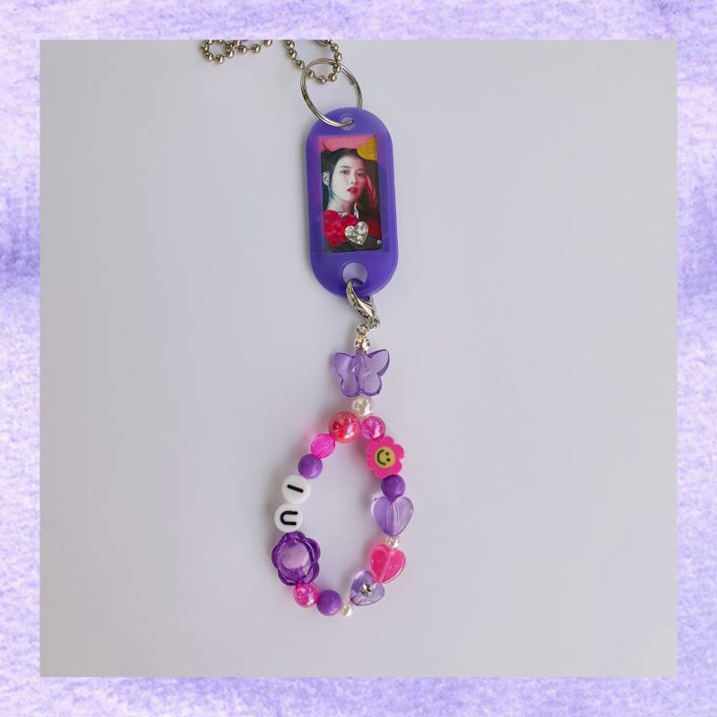 아이유) 네임택 비즈키링 판매합니다!! | 인스티즈