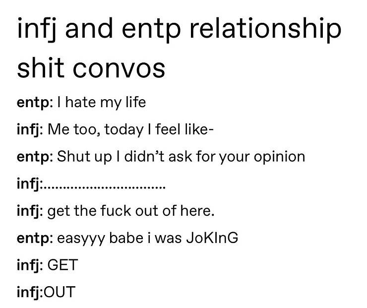 해외에서 유명한 ENTP 💙 INFJ 밈 모음 | 인스티즈