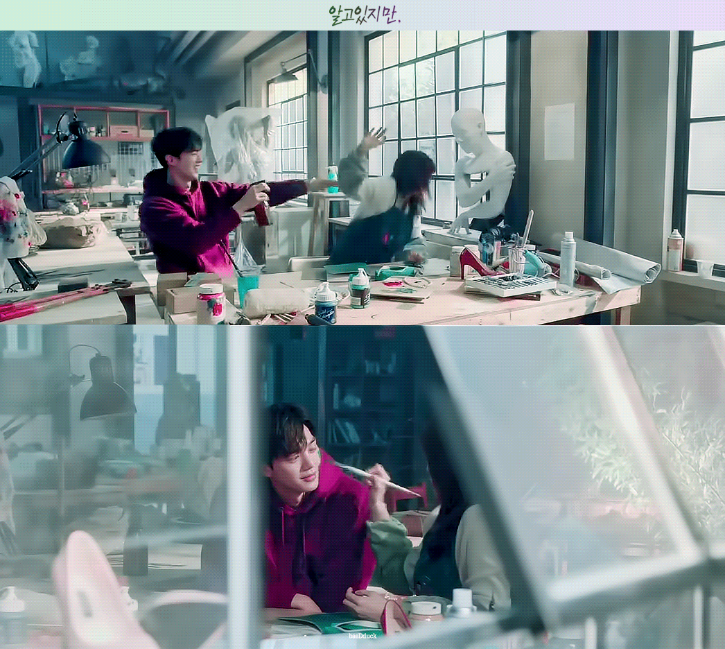 [잡담] 한소희 송강 티저 움짤만 봐도 벌써 극락이네.. | 인스티즈