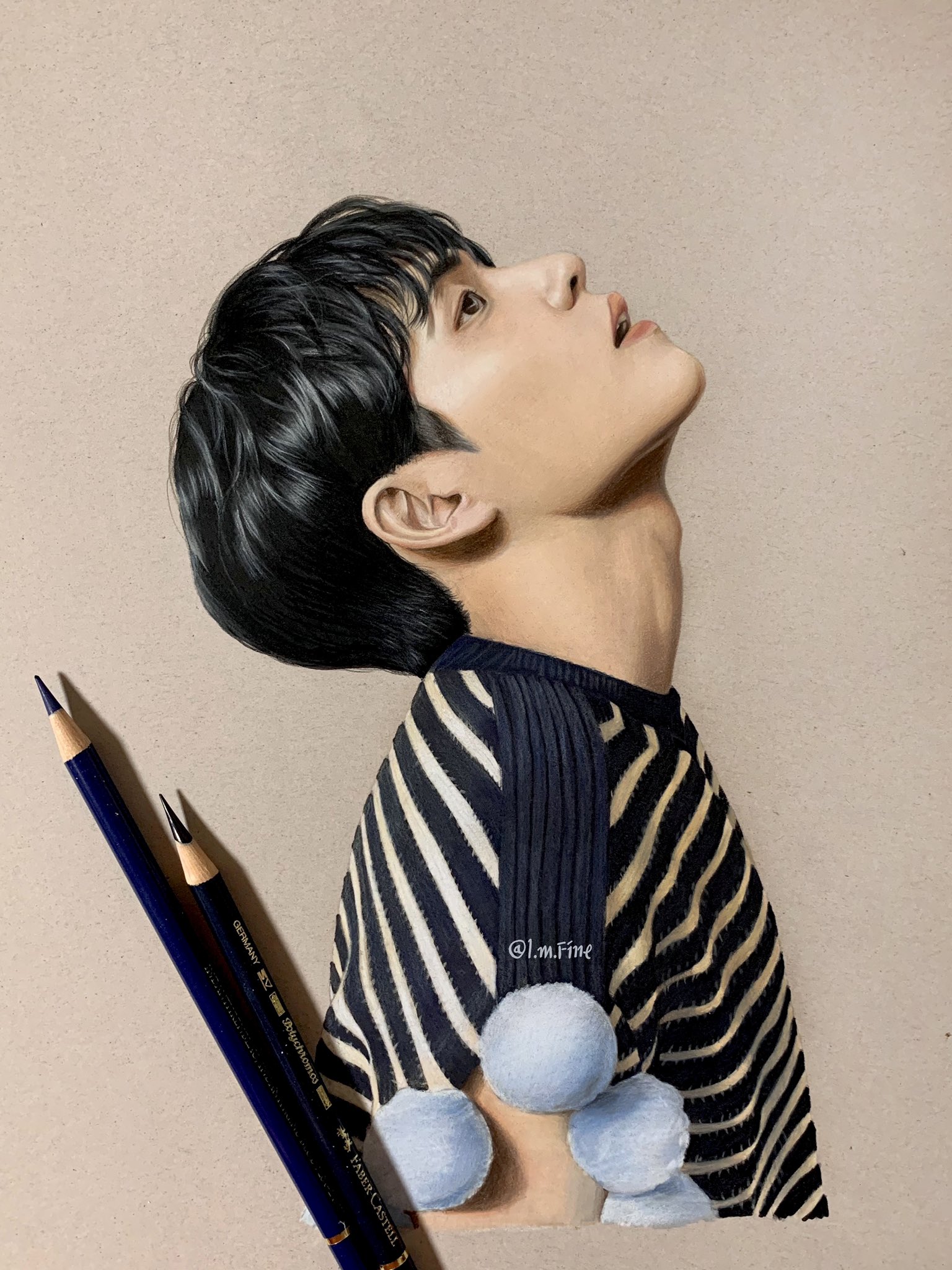 [잡담] 우리판 색연필 팬아터 분 그림인데 걍 사진 같어.... | 인스티즈