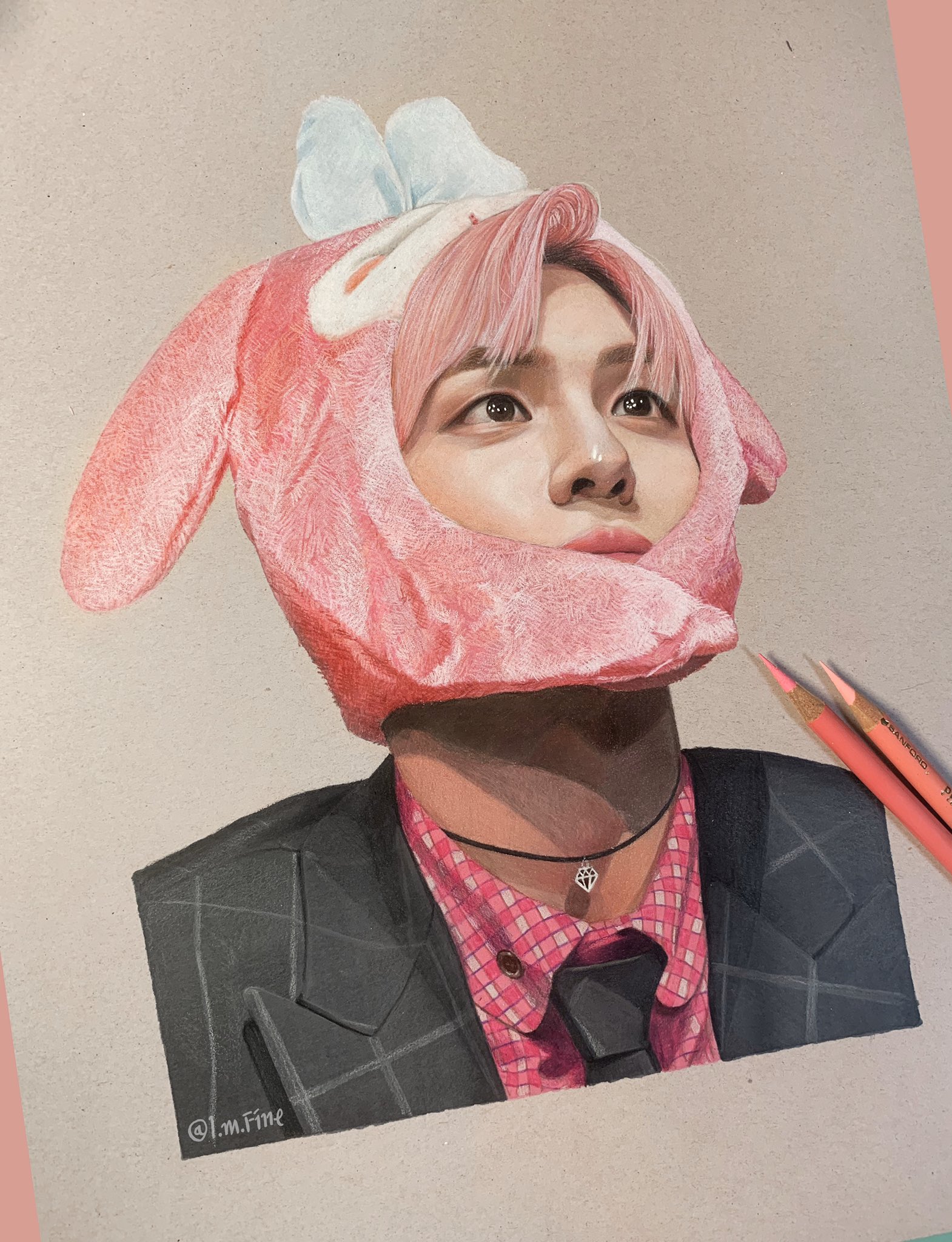 [잡담] 우리판 색연필 팬아터 분 그림인데 걍 사진 같어.... | 인스티즈