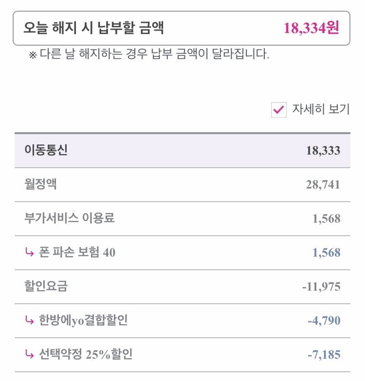 혹시 약정해지 할인반환금 잘 아는 익... | 인스티즈