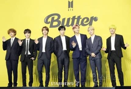 방탄소년단 'Butter' 빌보드 핫100 1위 대위업 "아미 감사"[종합] | 인스티즈