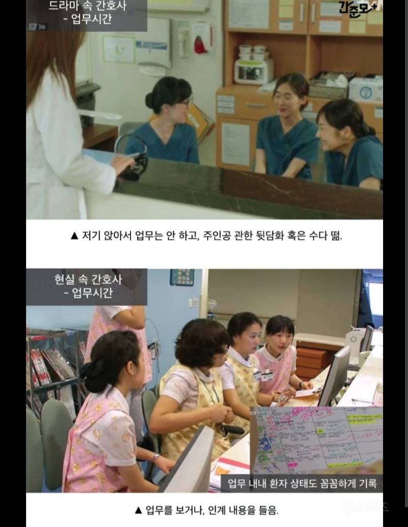 드라마 속 간호사와 현실 간호사의 차이.jpg | 인스티즈