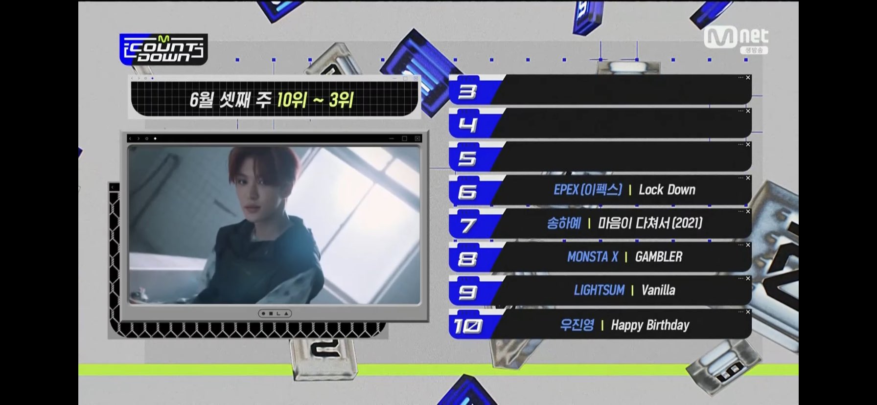 [잡담] 이펙스 엠카 6위ㅠㅠㅠ | 인스티즈